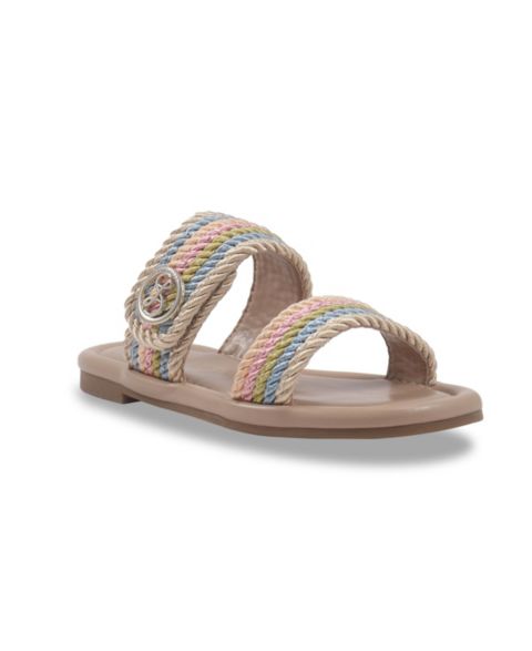Сандалии Sam and Libby Belle Cord Slide Sandals для девочек, цвет: Разноцветный