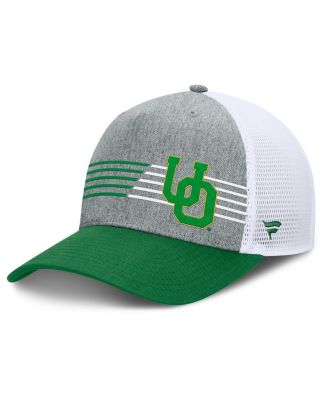 Fanatics - Men's  Heather Gray/Green Oregon Ducks Profile Trucker Adjustable Hat