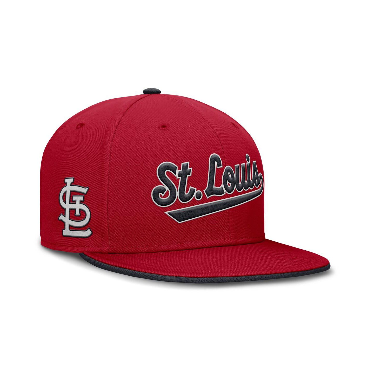 Мужская кепка Nike Red St. Louis Cardinals True Performance Fitted Hat — фото 1