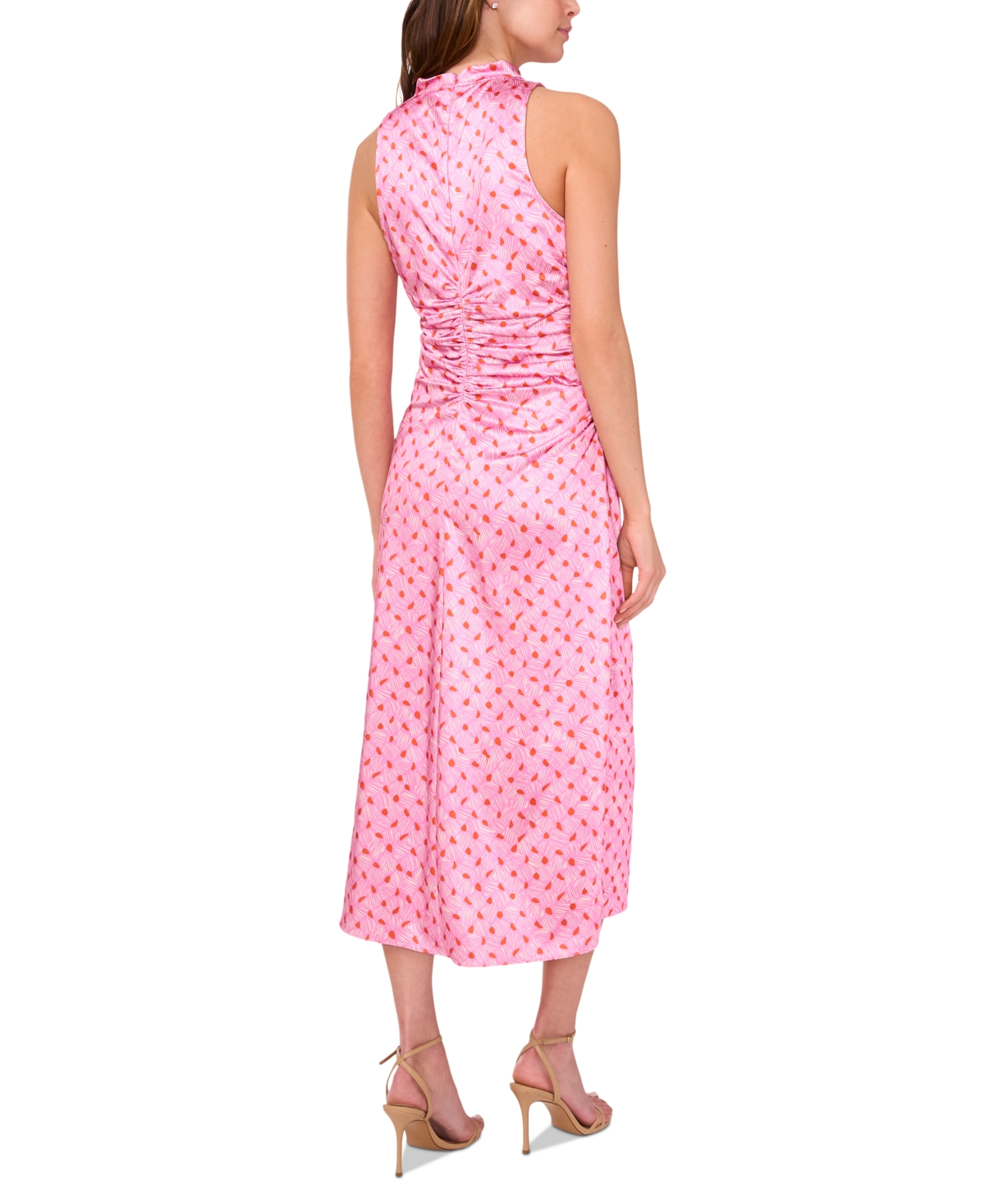 Parker Women's The Ayla Ruched Mock-neck Midi Dress In Cashmere Rose
