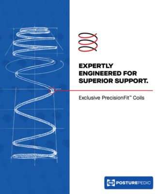 Posturepedic Hybrid Lynden 13" Firm Tight Top Mattress Set - King