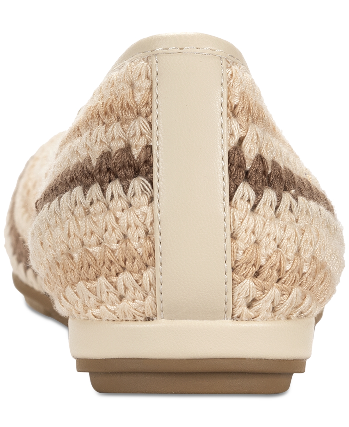 Style & Co Women's Elsaa Crochet Flats, Exclusively At Macy's In Creme Cro