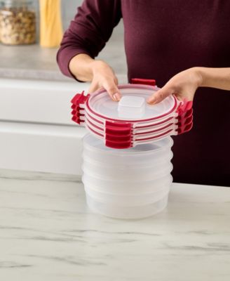 Nest Lock 8-Piece Round Food Storage Container Set