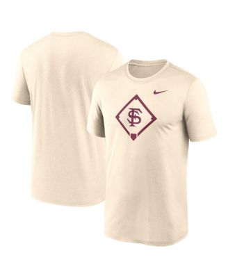 Nike - Men's  Cream Florida State Seminoles Legend Baseball Icon Performance T-Shirt