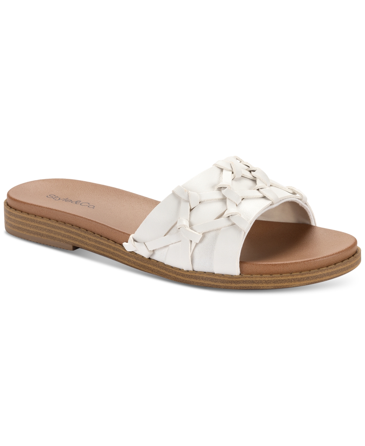 STYLE & CO WOMEN'S MICAHH FLAT SANDALS, EXCLUSIVELY AT MACY'S 