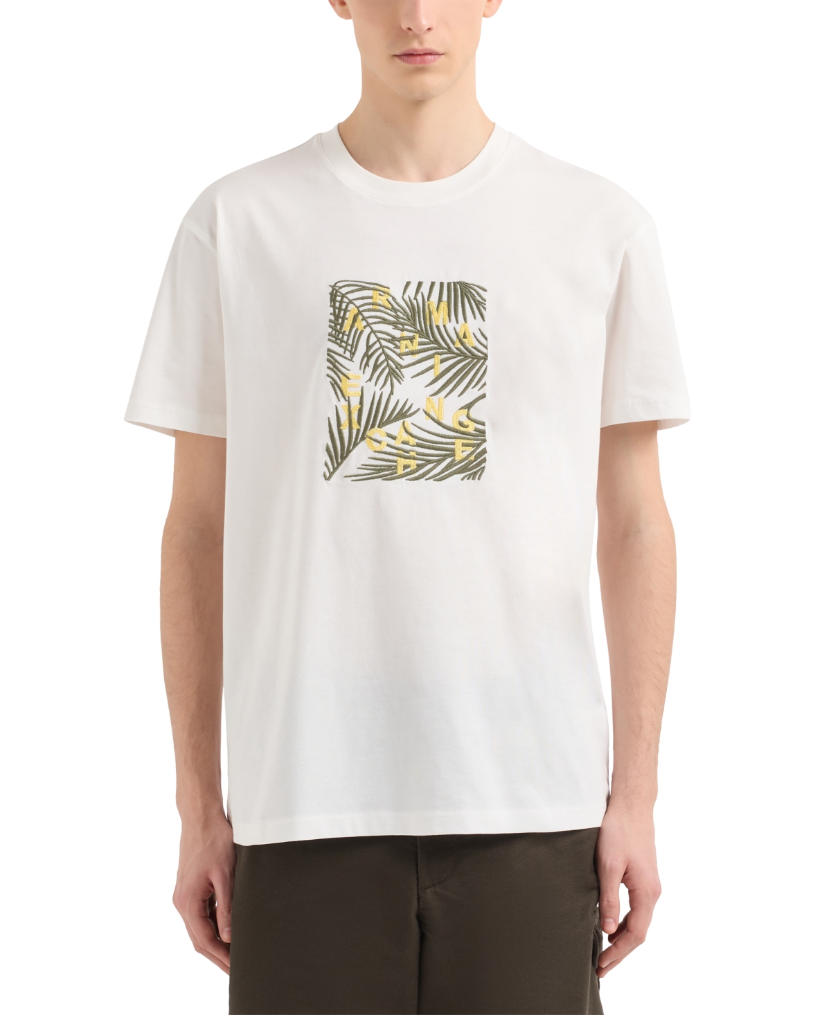 A|X Armani Exchange Men's Palm Graphic T-Shirt
