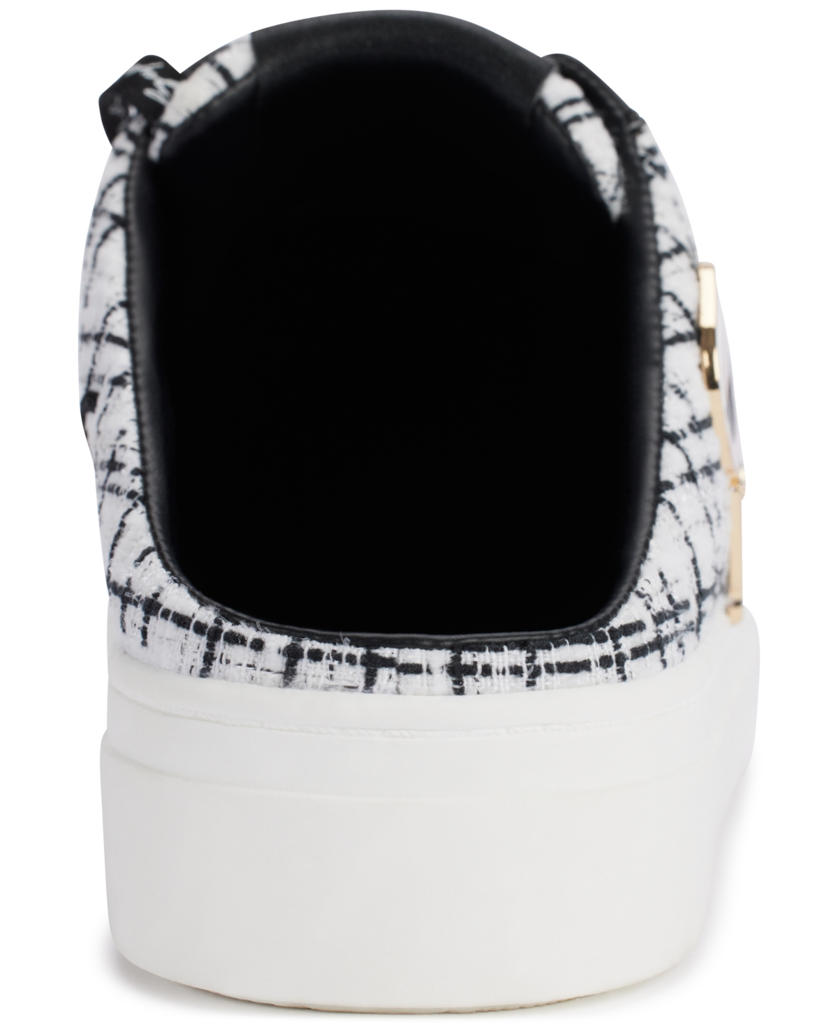 Karl Lagerfeld Cambria Platform Sneaker In Black,white