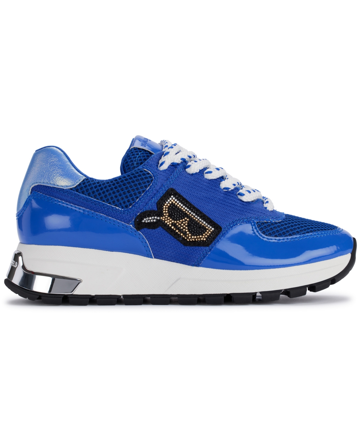 Karl Lagerfeld Women's Mayu Lace-up Sneakers In Electric Indigo