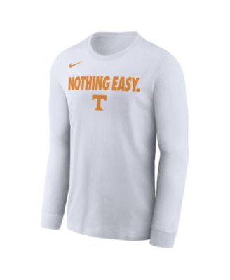 Nike - Men's White Tennessee Volunteers 2025 On-Court Bench Long Sleeve T-Shirt