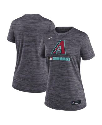 Women's Black Arizona Diamondbacks Authentic Collection Velocity Performance T-Shirt
