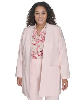 Calvin Klein - Plus Size Open-Front Topper Jacket