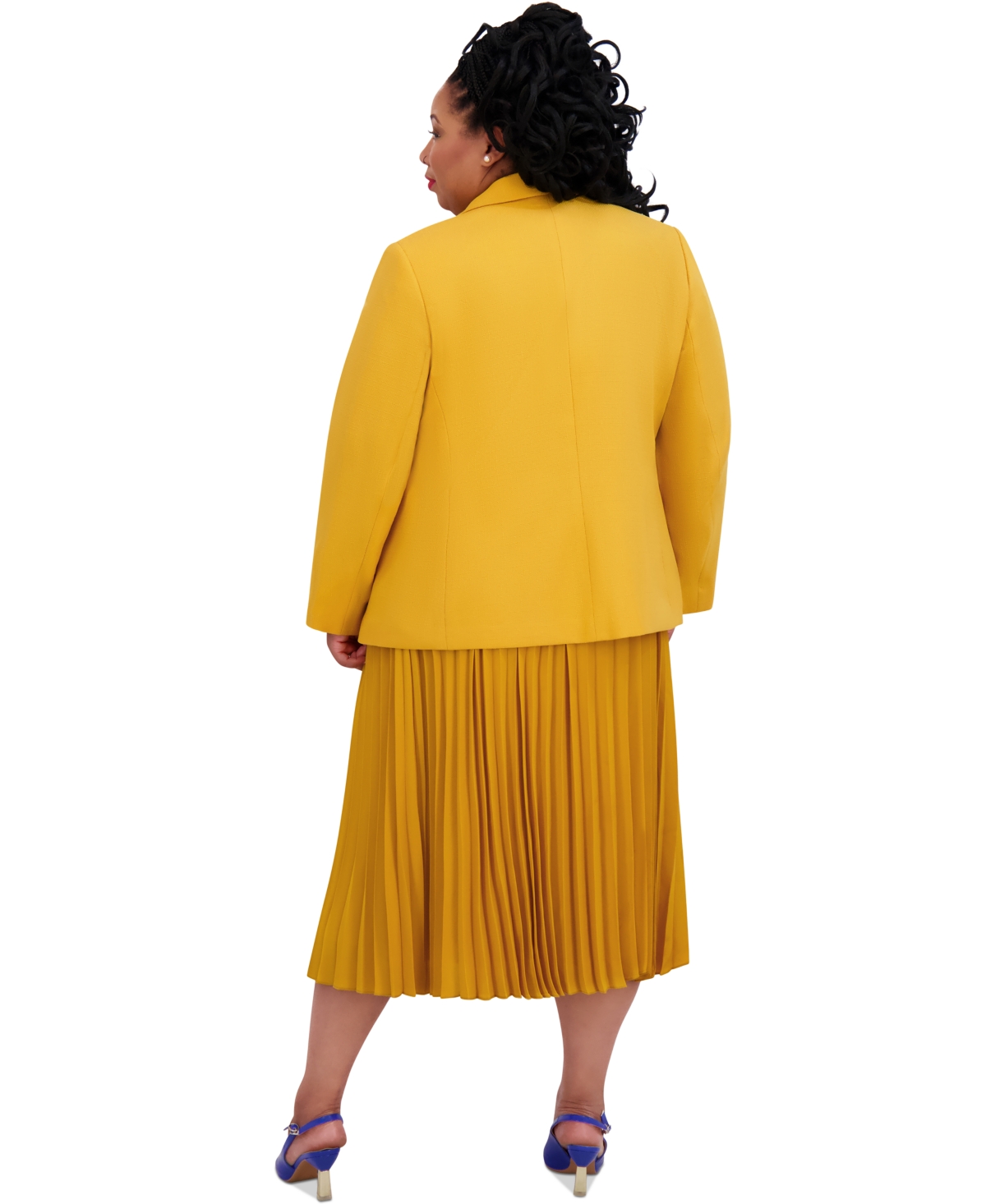 Kasper Women's Faux Double-breasted Blazer, Regular & Plus Sizes In Gold Signature