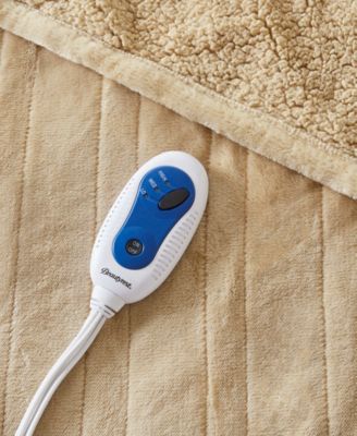 Microlight Electric Reversible Plush to Berber Throw, 60" x 70"