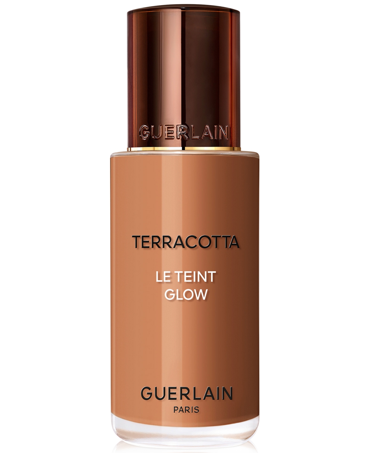 Guerlain Terracotta Le Teint Glow Foundation In 6.5n -dark With Neutral Beige Undertones
