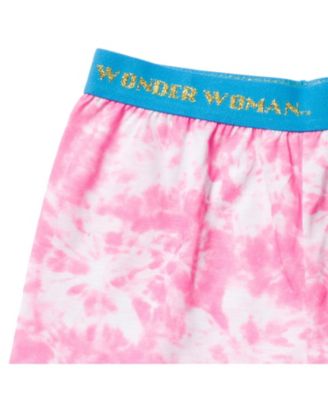 Toddler Girls DC Comics Wonder Woman Pajama Shirt and Shorts