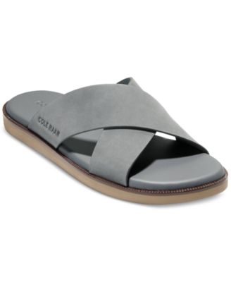 靴 COLE HAAN NANTUCKET CROSS SN 11 M Cole Haan Nantucket Cross Strap sandals for Men - Grey in USA