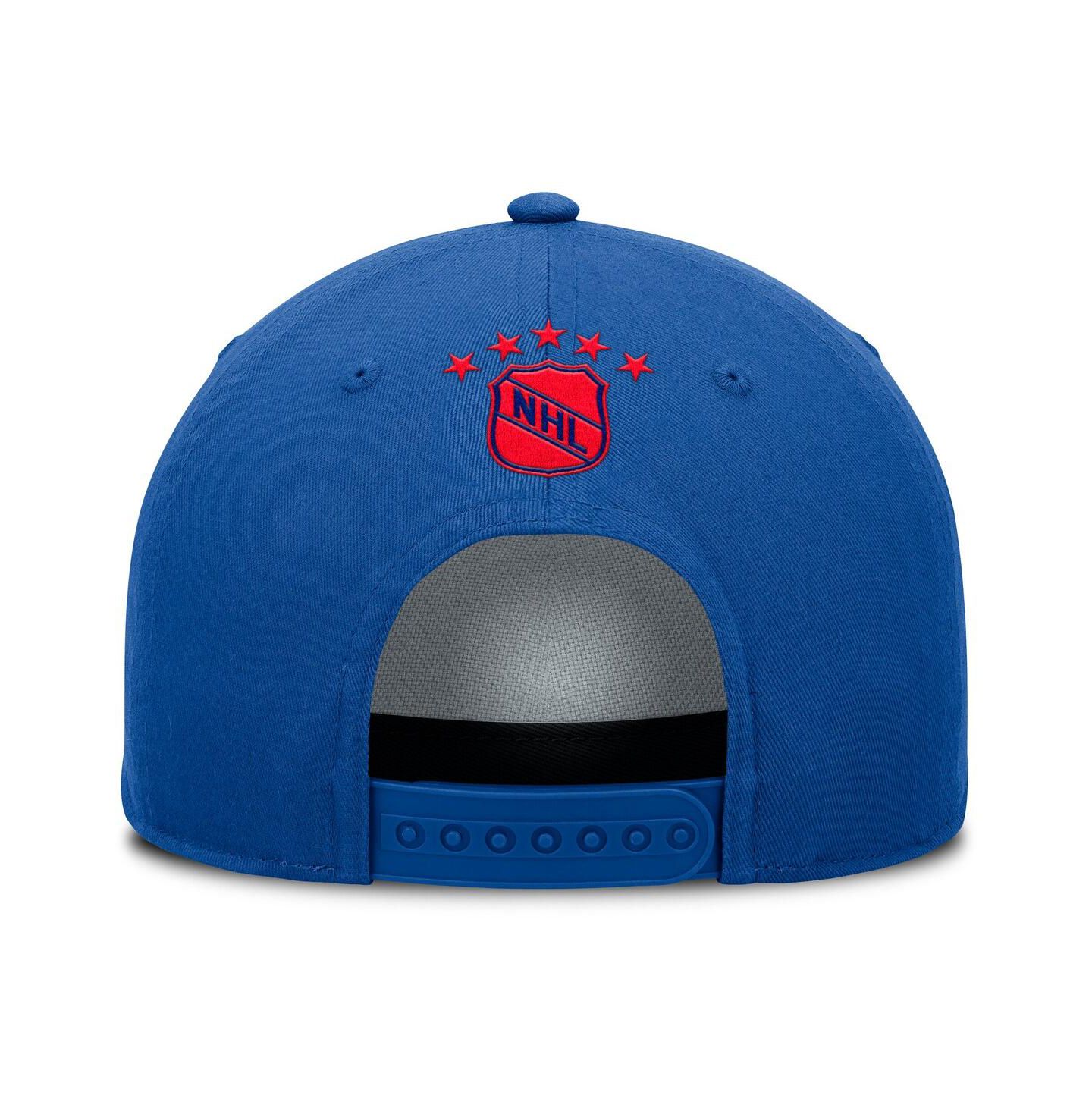 Мужская кепка Fanatics Royal New York Rangers Decades Collection A-Frame Rope Adjustable Hat — фото 3