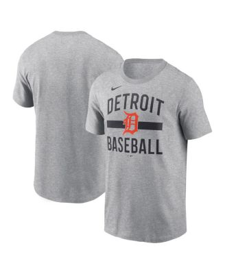 Nike - Men's Heather Gray Detroit Tigers Arched T-Shirt