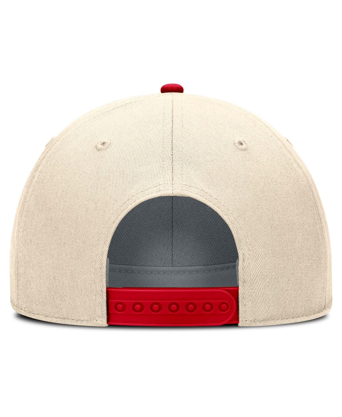 Nike Ohio State Buckeyes Primetime Rise  Men's College Adjustable Hat In Natural