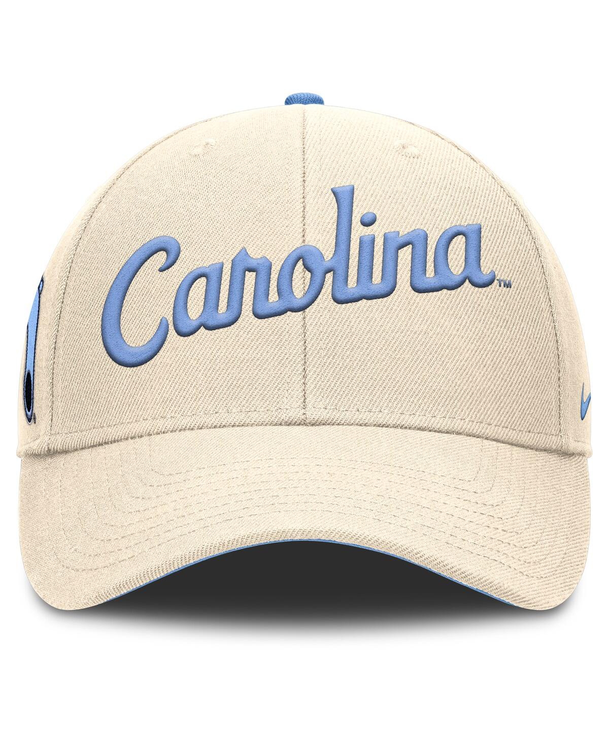 Nike Men's Natural North Carolina Tar Heels Primetime Rise Adjustable Hat In Natural