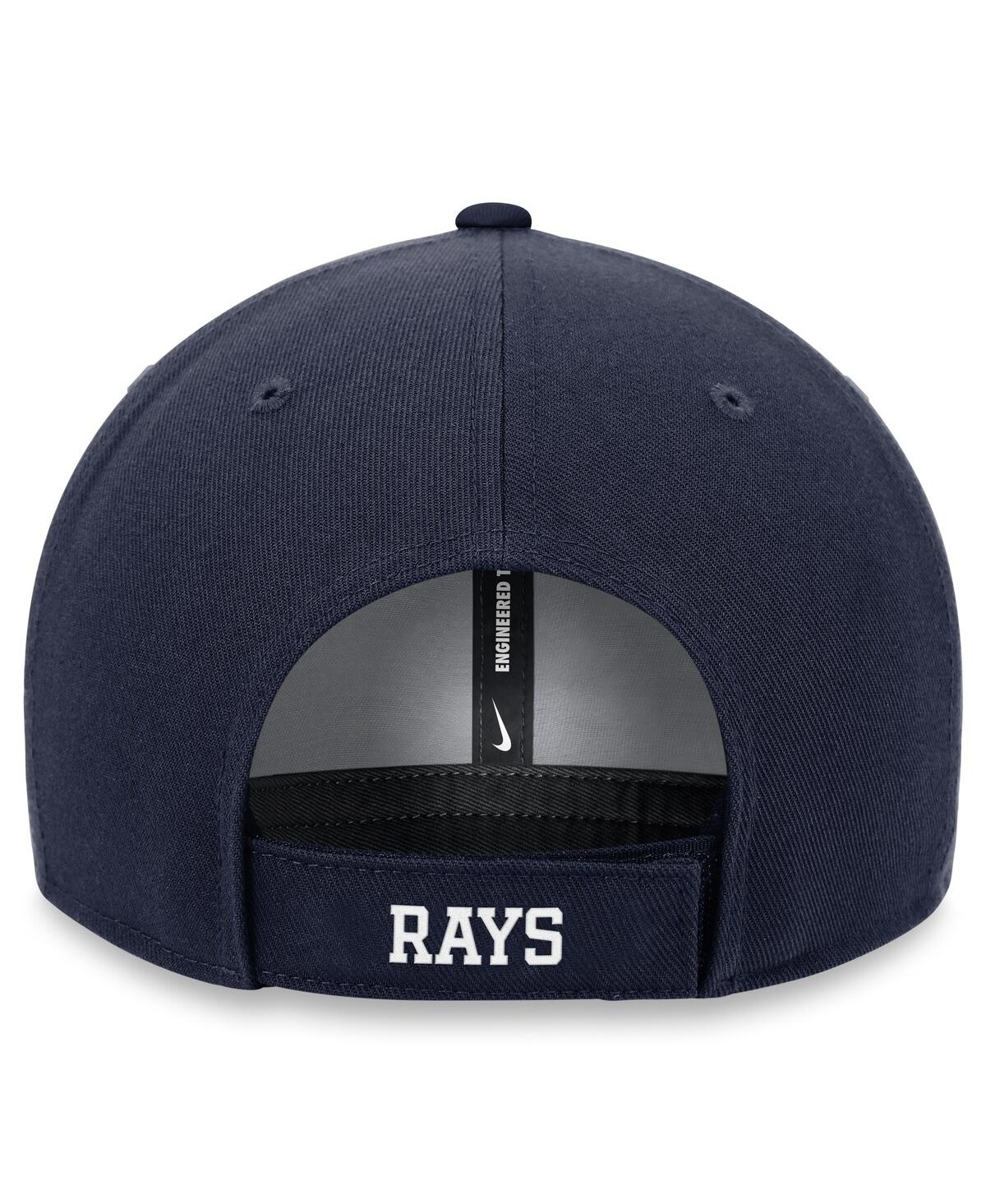 Nike Navy Tampa Bay Rays Performance Club Adjustable Hat In Blue