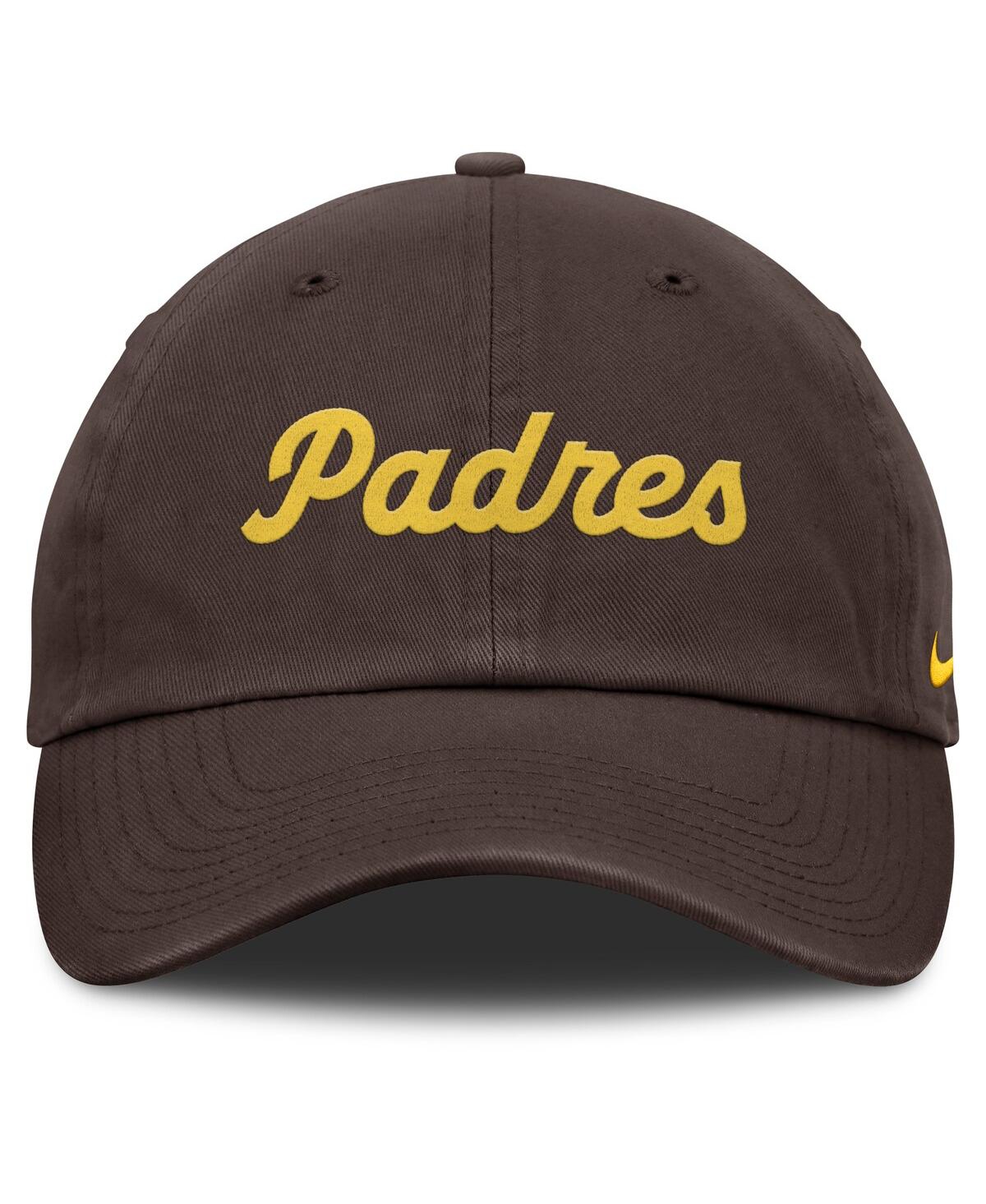 Nike Women's Brown San Diego Padres Club Adjustable Hat In Brown