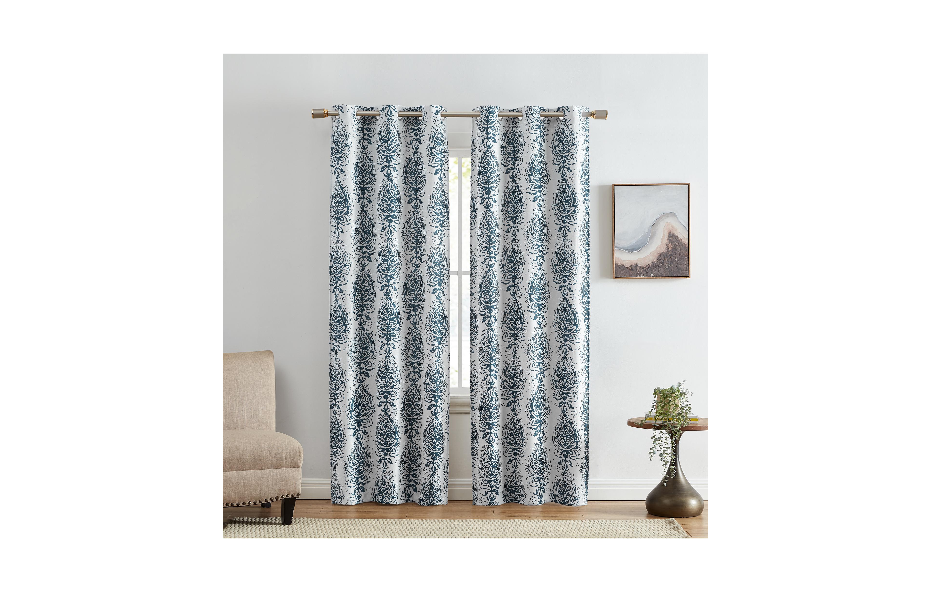 Elrene Home Fashions Raja Boho Print Blackout Window Curtain Panel