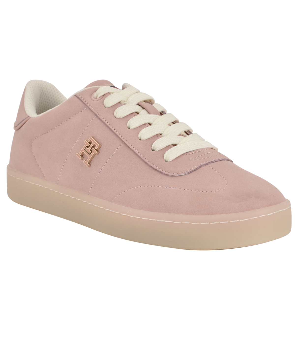 Tommy Hilfiger Women's Renaud Logo Lace-up Sneakers In Dusty Pink