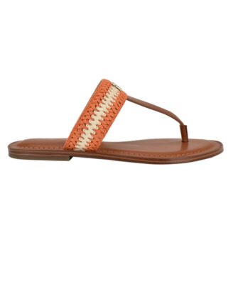 Women's Gojia Braided T-Strap Slip-On Flat Sandals