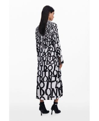 Women's Lettering midi dress