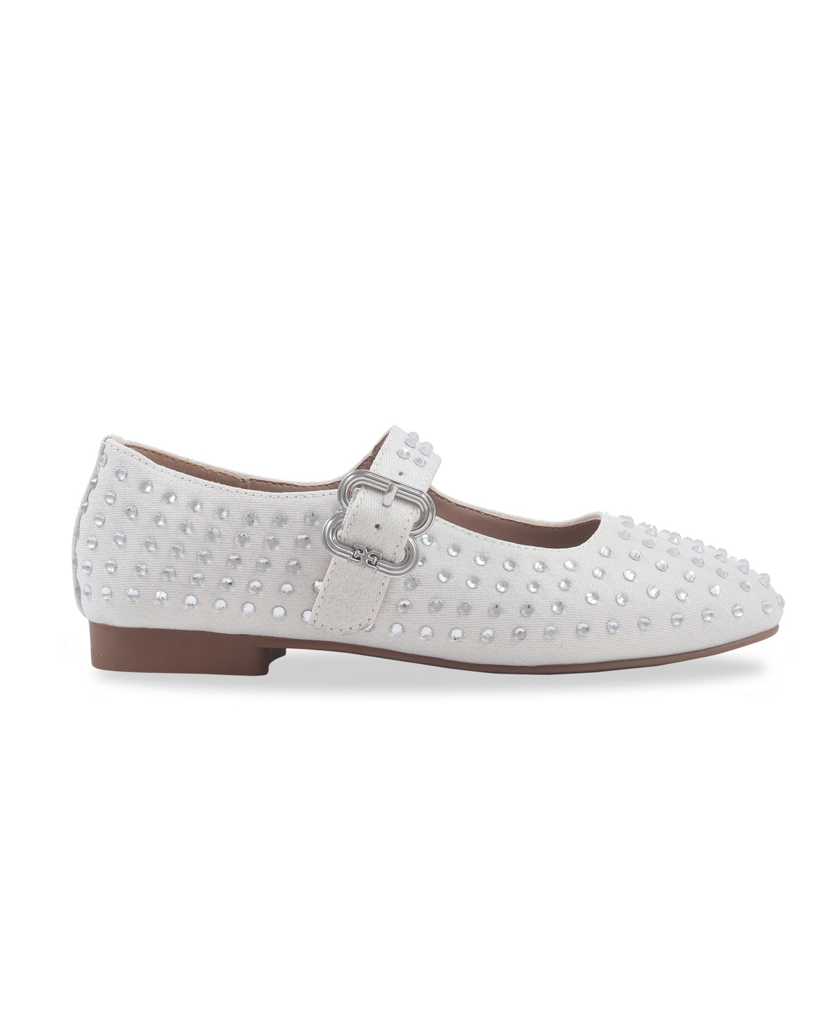 Sam Edelman Little And Big Girls Maeve Michaela Mary Jane Flat In White