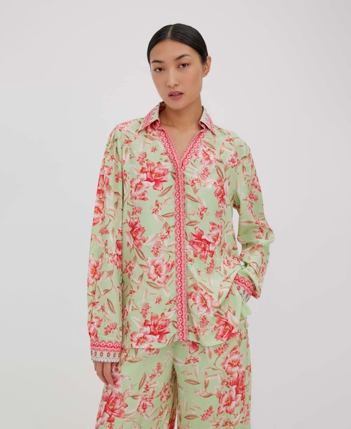 Women's Raishma Naomi Green Shirt - Green