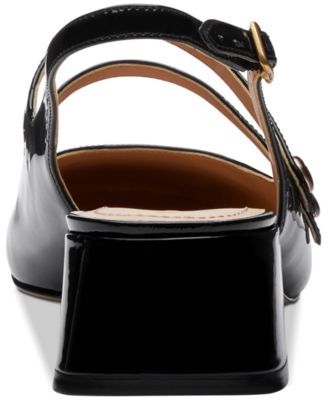 Winley Patent Leather Mary Janes Slingback Pumps