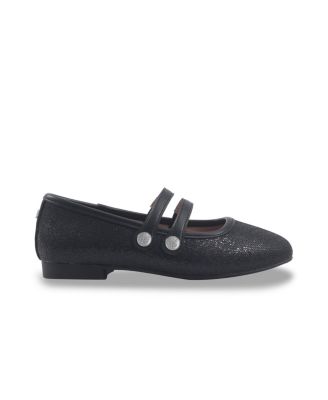 Little and Big Girls Maeve Button Double-Strap Mary Jane Flat
