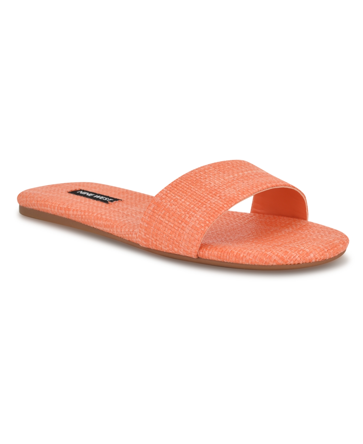 Nine West Women's Lolipop Single Band Flat Slide Sandals
