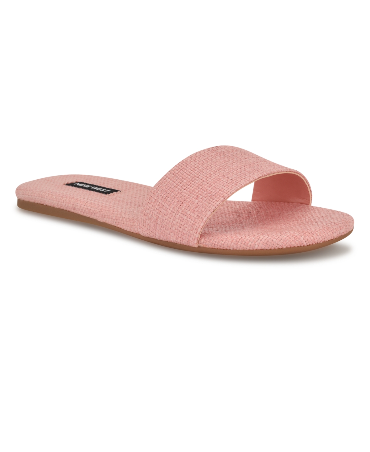 Nine West Women's Lolipop Single Band Flat Slide Sandals