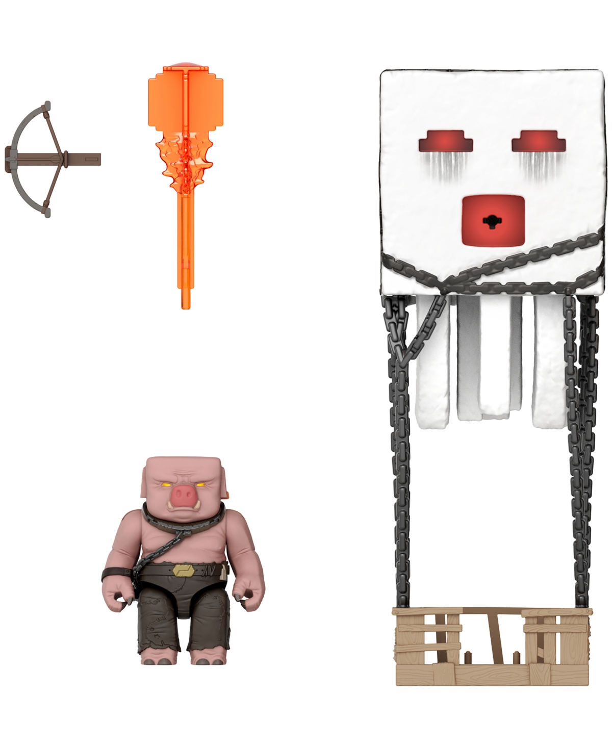MINECRAFT BLAST ATTACK GHAST ACTION FIGURE PLAYSET 