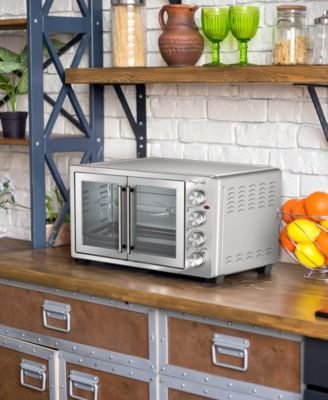 45 Quart Electric French Door Rotisserie Convection Counter Top Oven