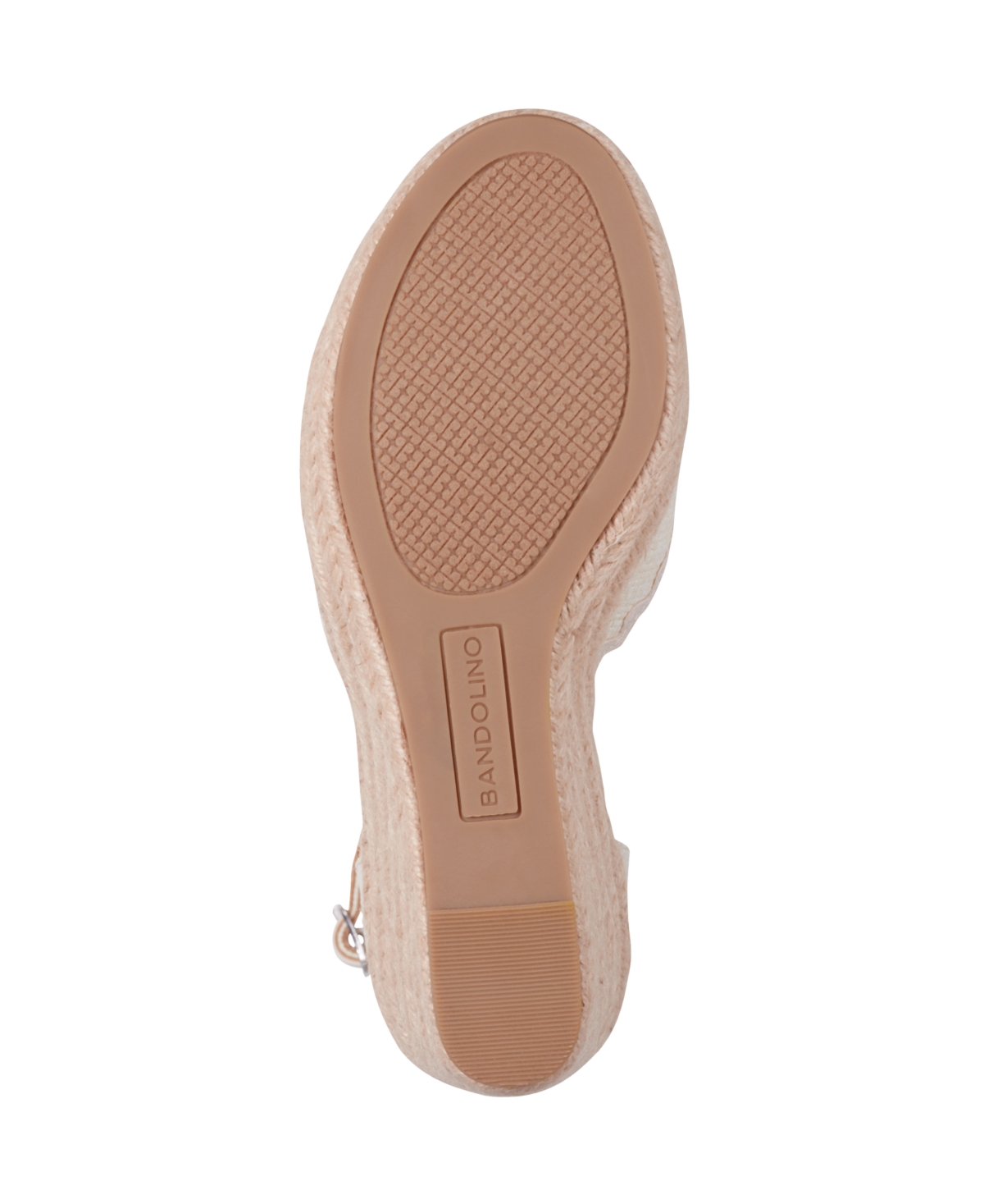Shop Bandolino Women's Kendri Espadrille Wedge Sandals In Ivory Woven