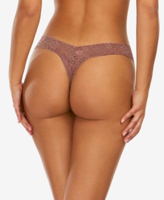 Women's Daily Lace Low Rise Thong Underwear 5 pack