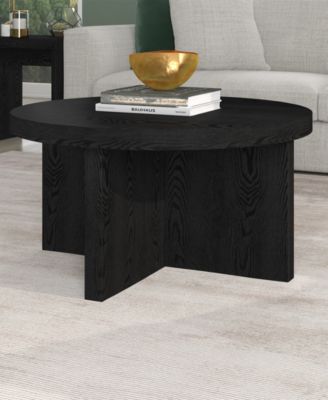 33" Elna Wide Round Coffee Table