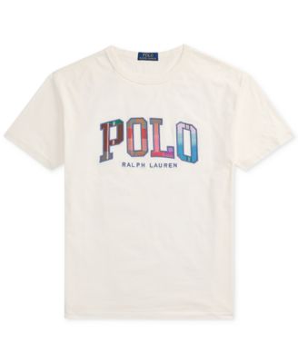 Polo Ralph Lauren - Men's Classic-Fit Madras-Logo Jersey T-Shirt