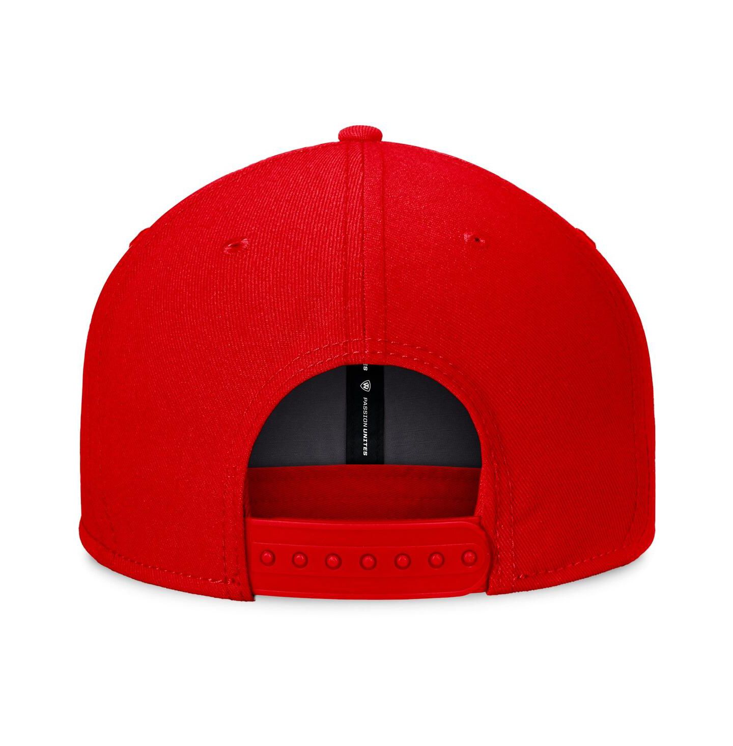 Мужская кепка Top of the World Scarlet Nebraska Huskers Fundamental Snapback Hat — фото 2