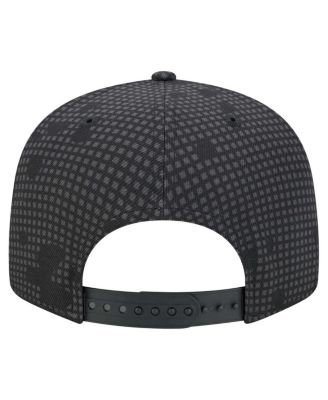 Men's Black New York Jets Midnight Ink Pop Outline 9FIFTY Snapback Hat