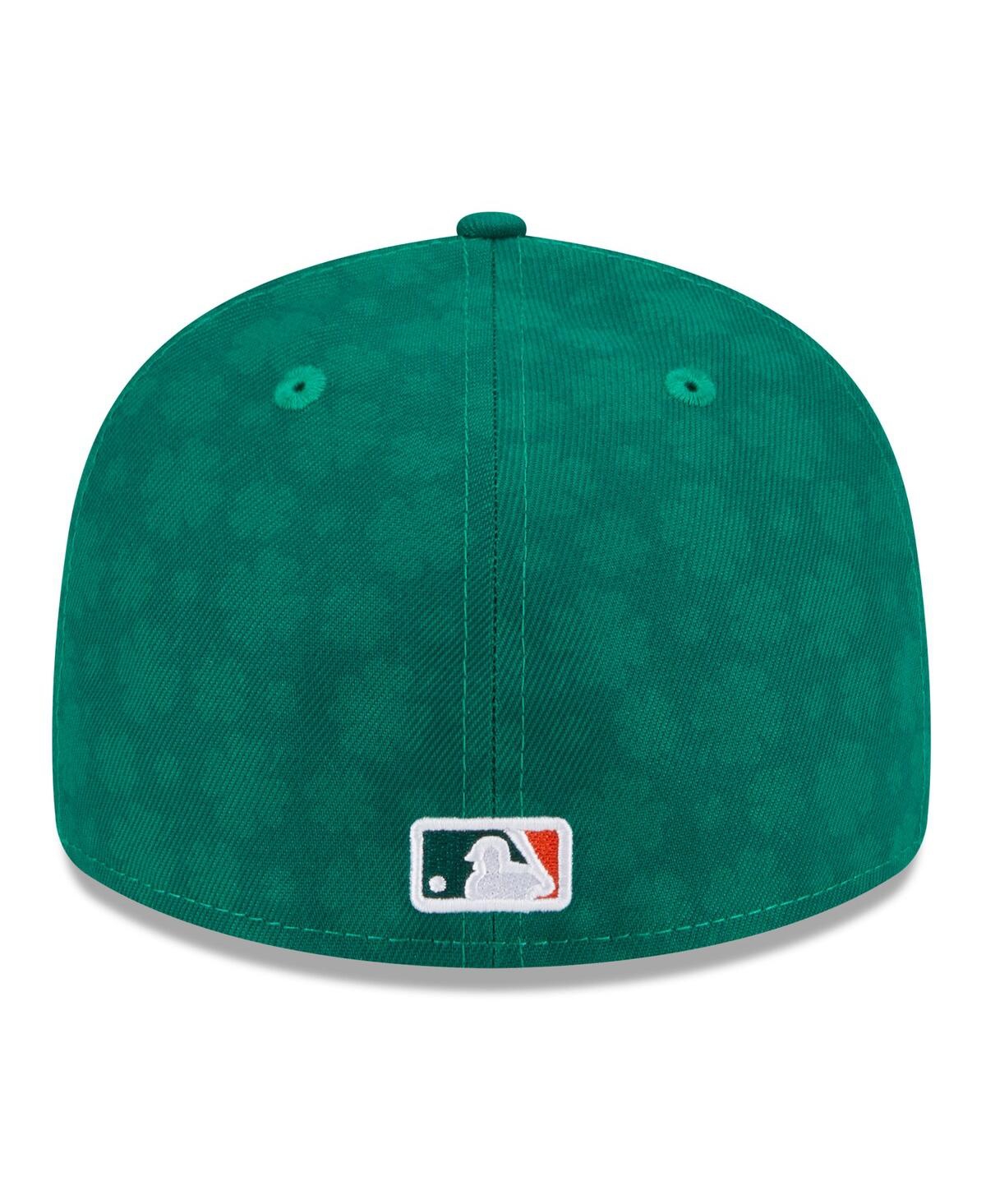 NEW ERA MEN'S KELLY GREEN SAN DIEGO PADRES ST. PATRICK'S DAY LOW PROFILE 59FIFTY FITTED HAT 