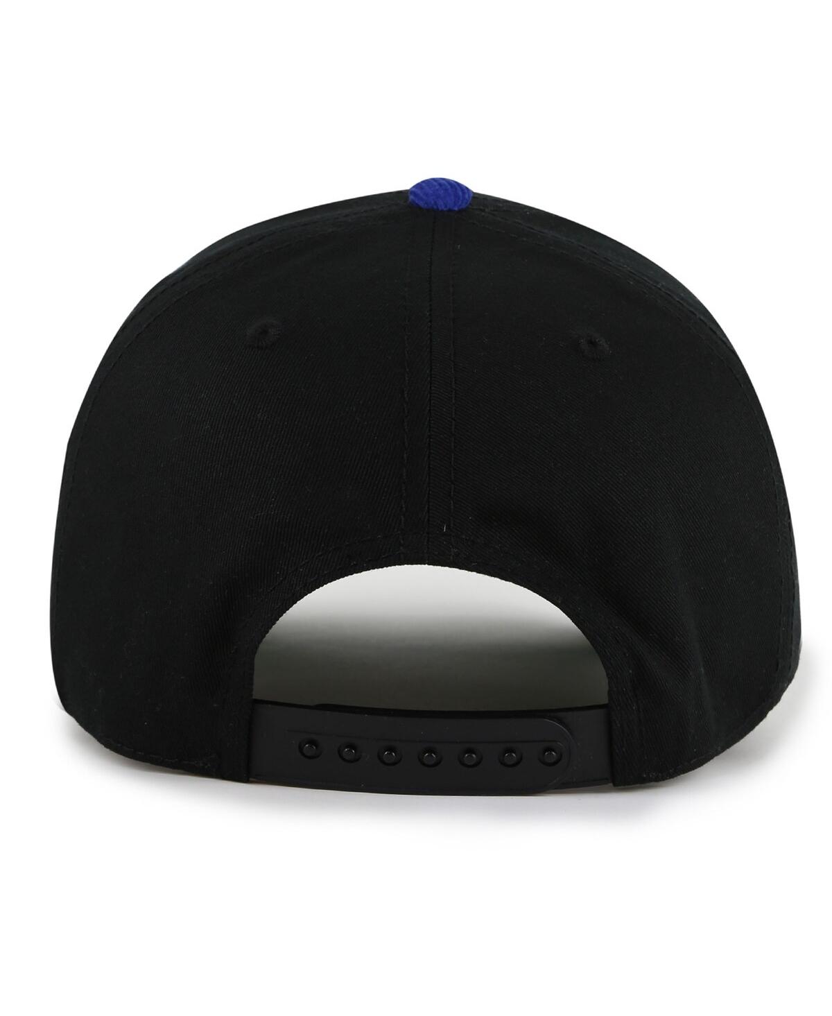 AMERICAN NEEDLE MEN'S BLACK/BLUE TORONTO MAPLE LEAF'S BURNETT ADJUSTABLE HAT 