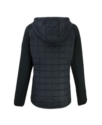 Women's Black Chicago Bears Rainier PrimaLoft Eco Hybrid Full-Zip Hoodie Jacket