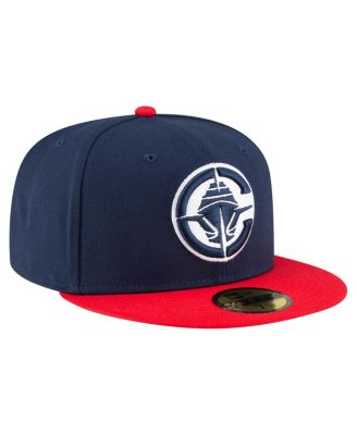 Men's Navy/Red LA Clippers 2-Tone 59FIFTY Fitted Hat