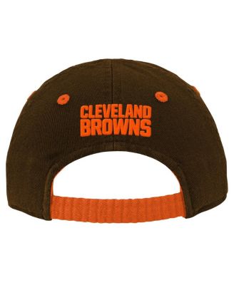 Baby Boys and Girls Brown Cleveland Browns Team Slouch Flex Hat