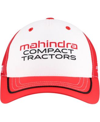 Men's White/Red Chase Briscoe Mahindra Uniform Adjustable Hat